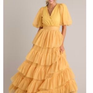 Red Dress Boutique Yellow Maxi Dress